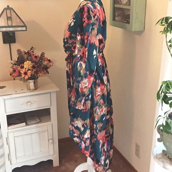 NWT Luxedo Abstrct Print Tulip Dress - Picture 6 of 16